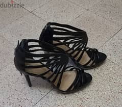 Schutz high heel black shoes
