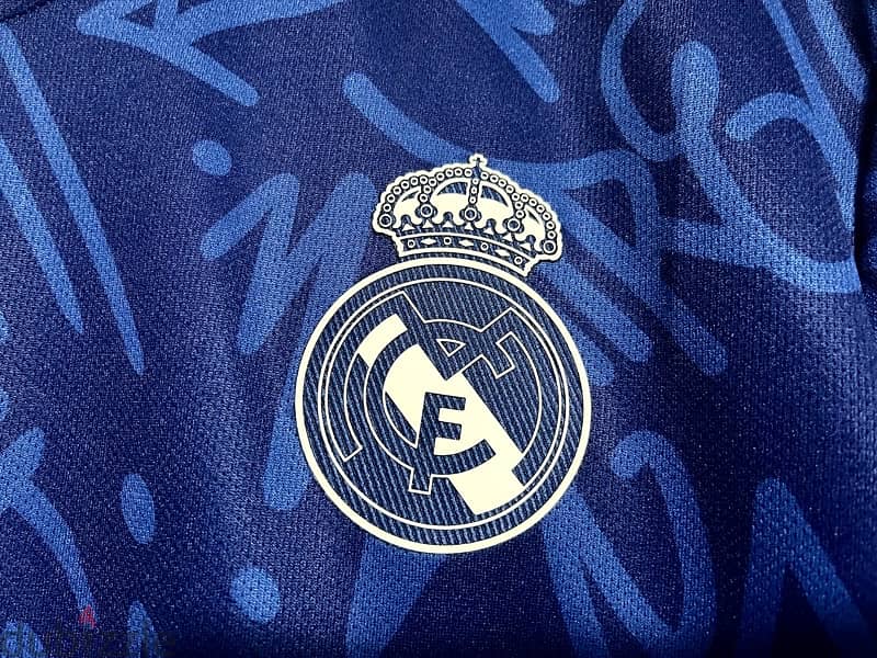 Real Madrid 2022 away benzema full badges adidas kit 3