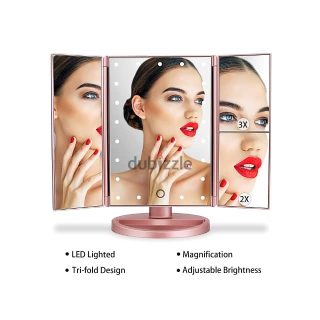 Superstar Makeup Magnifying Mirror 3 x with LED Lights 3