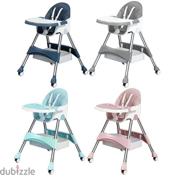 Portable Folding Convertible High Chair For Babies And Toddlers 0