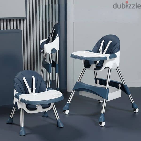 Portable Folding Convertible High Chair For Babies And Toddlers 2