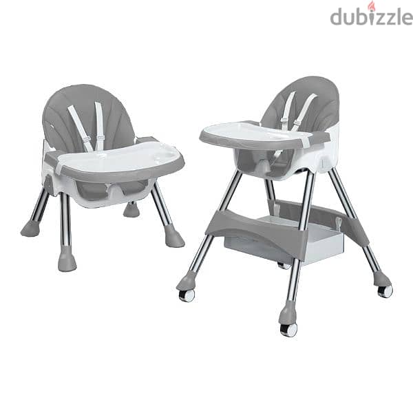 Portable Folding Convertible High Chair For Babies And Toddlers 4