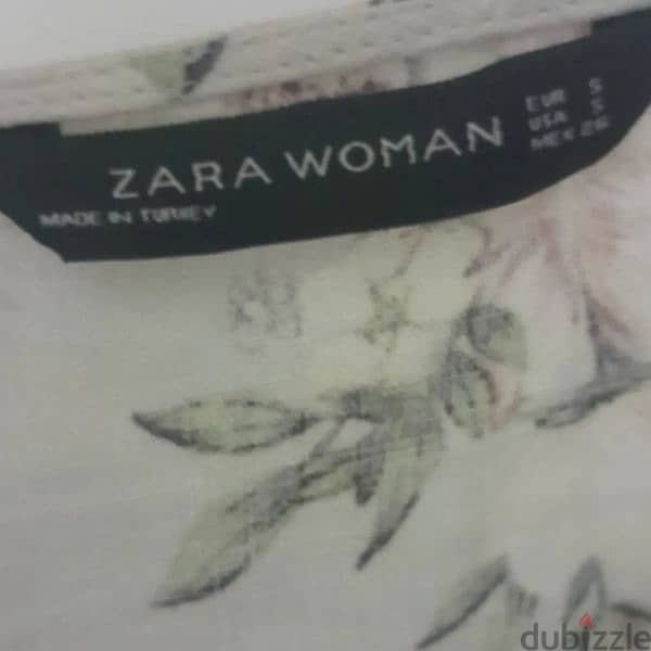 Zara Wrap Up Floral Top 5