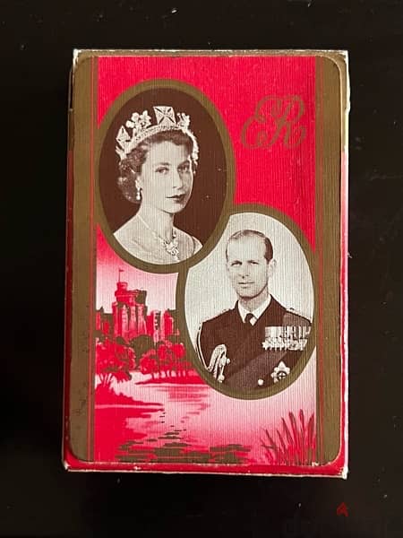 Vintage Playing Cards Queen Elizabeth 2 1