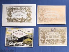 Vintage Collection of wine labels 0