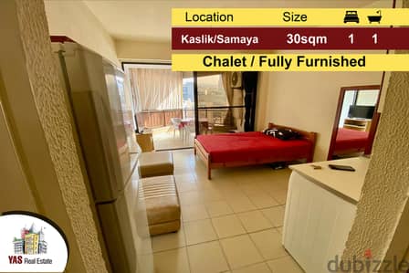 Kaslik/Samaya 30m2 | Chalet | Good Condition | Furnished |EL