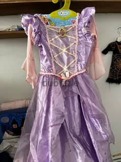 princess rapunzel dress coustume