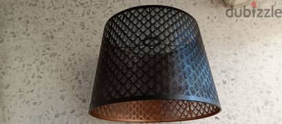 lamp shade with accessories. brand new. 50 cm diameter