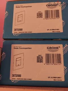 Grohe silver flush plate new in box tel:78876697 0