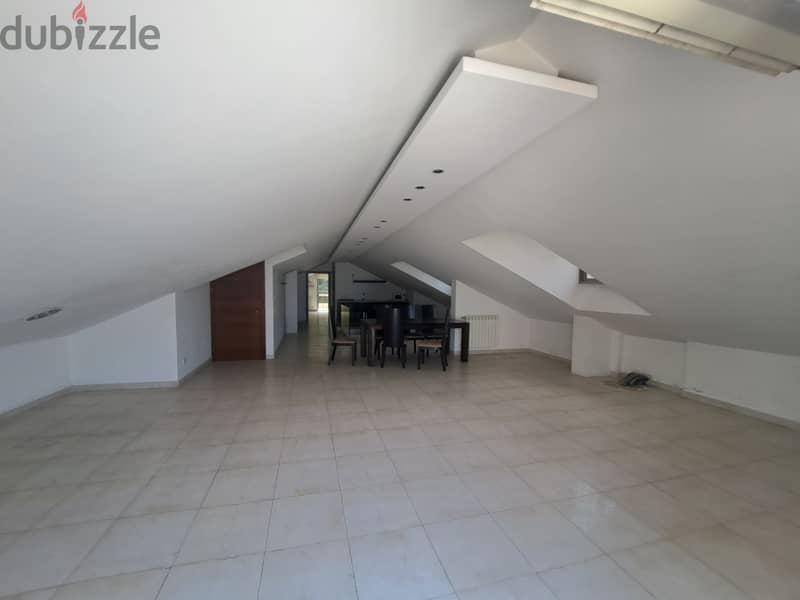 Mtayleb semi furnished  Duplex for rent / Panoramic view / 350Sqm incl 12