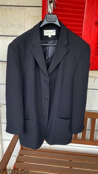 Vintage Black Two Button Suit by Pronto Uomo