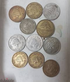 old lebanese coins