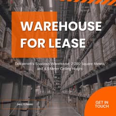 JH23-3054 Warehouse 2200m for rent in Dekwaneh, $ 9,100 cash 0