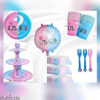 gender reveal party supplies