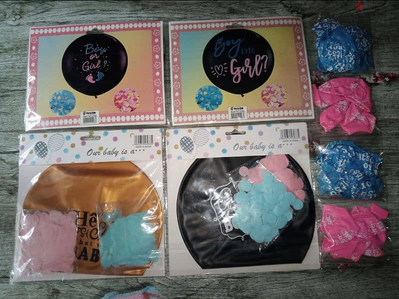 gender reveal party supplies 9