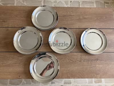 12 Stainless Steel Plates