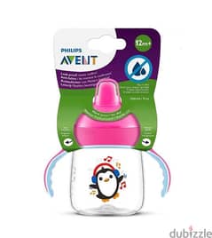 AVENT sip no drip cup pink 12m+ 260mL