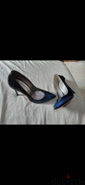 blue black stiletto shoes size 39 worn once 5