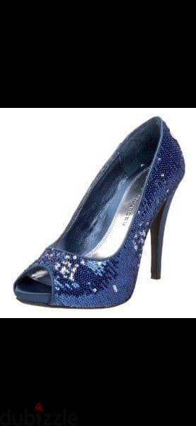 all sequins blue shoes size 39 worn twice 6