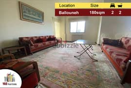 Ballouneh 180m2 | Simplex | Mountain View | Excellent condition | TO |