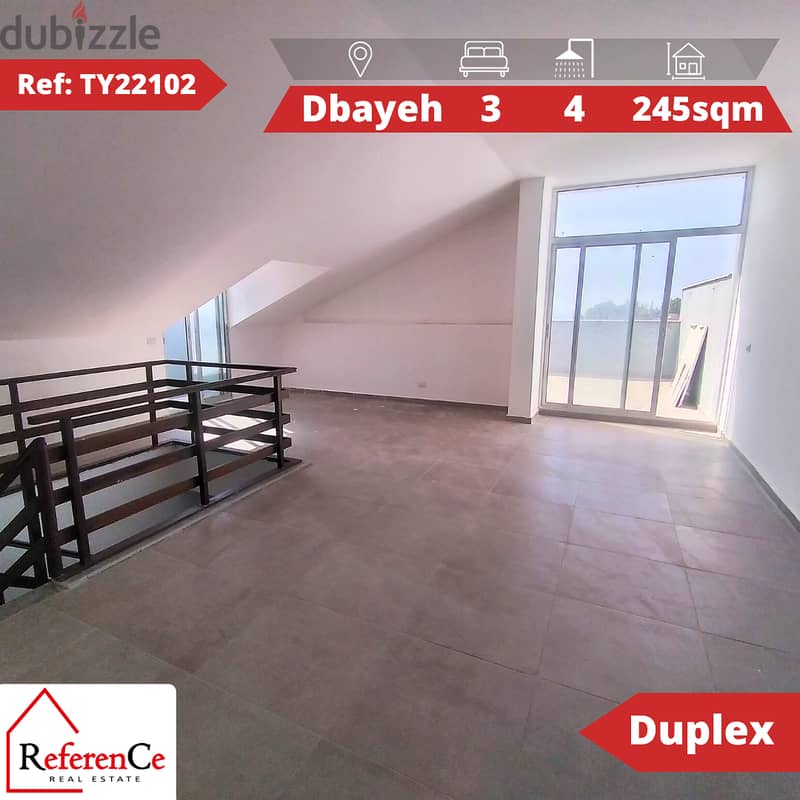New Duplex for Sale in Dbaye دوبلكس جديد للبيع في ضبية 0
