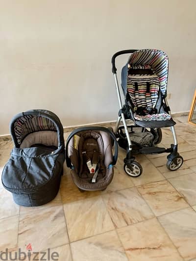 baby chair and basinet set (mamas and papas)