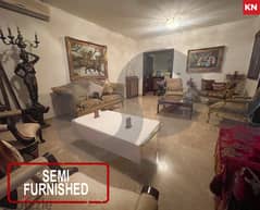 REF#KN00444! Semi-Furnished 175sqm apartment in Ain El Rihani for sale