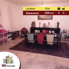 Dekwaneh 260m2 | Well Maintained | Prime Location |