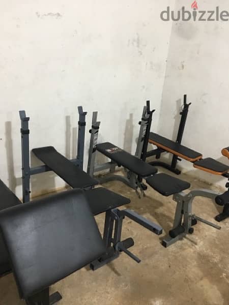 all kind of adjustable benches starting 50$ 1