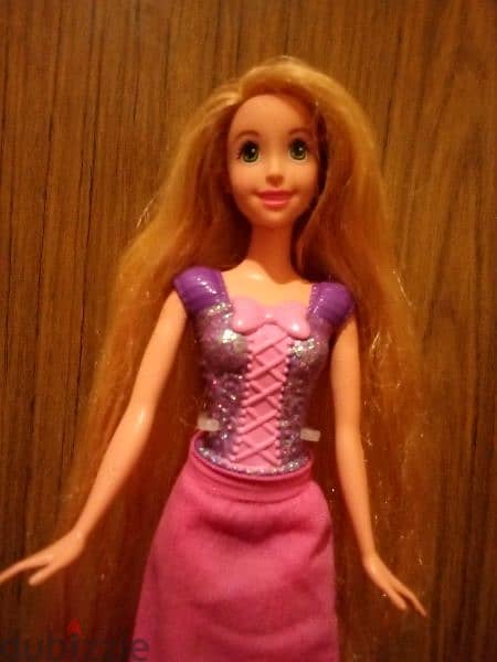 Princess RAPUNZEL TANGLED Disney Great Mattel doll mold body long hair 1