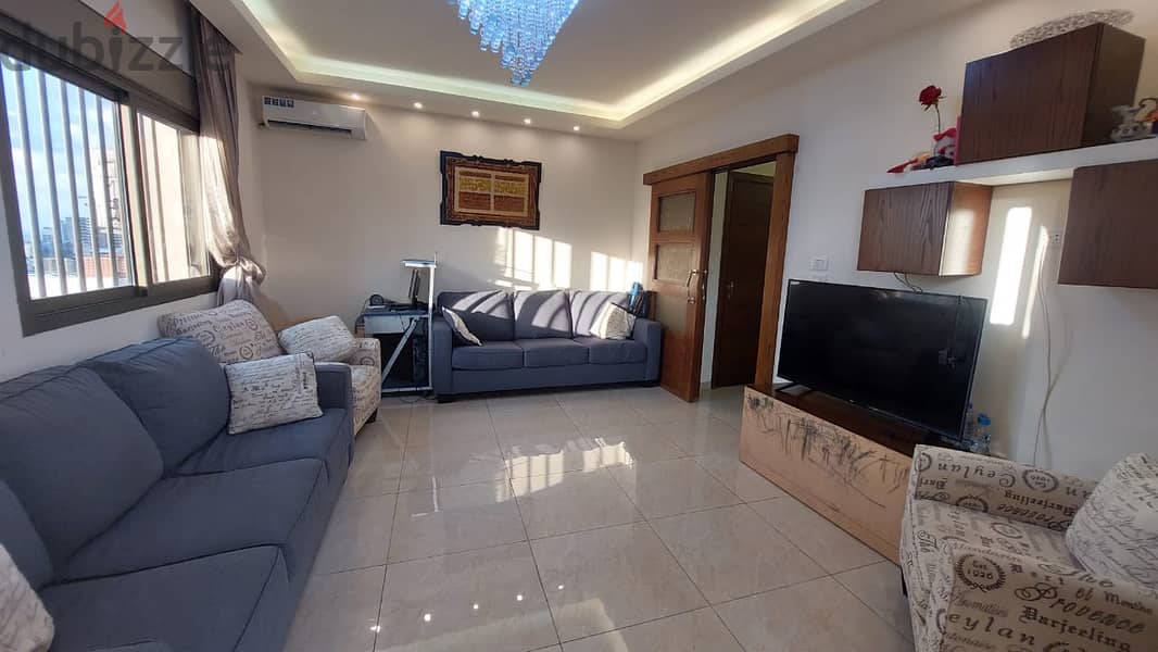 L13551-Apartment with Terrace for Sale In Salim Slem, Msaytbeh 3