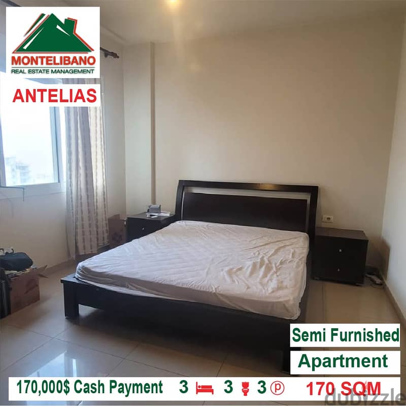 170,000$ Cash Payment!! Apartment for sale in Antelias!! 2