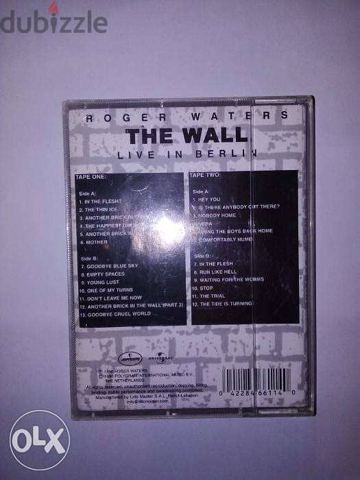 Pink floyd Roger Waters the wall live in berline double cassettes 1
