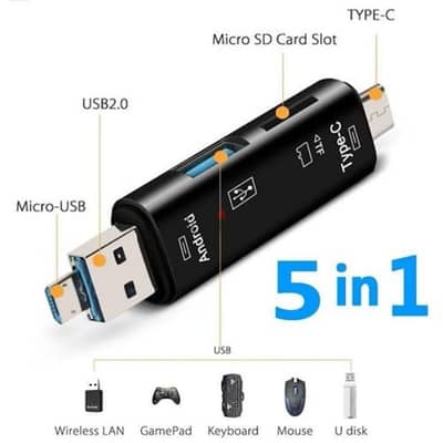 5 in 1 multifunction usb