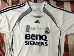 real madrid 2005 home beckham adidas jersey 0