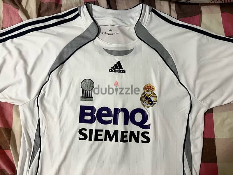 real madrid 05 /06 home beckham adidas jersey 0