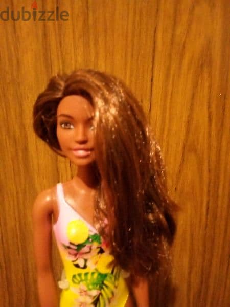 Barbie WATER PLAY AFRICAN AMERICAN molded swimsuit body great doll=15$ 4