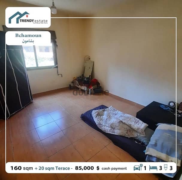 apartment  for sale in bchamoun شقة للبيع في بشامون قرب الساحة 4