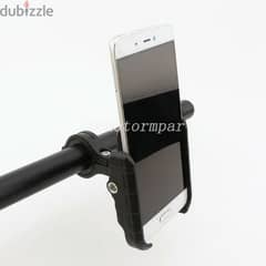 universal motorcycle handlebar mount and mirror phone holder 0