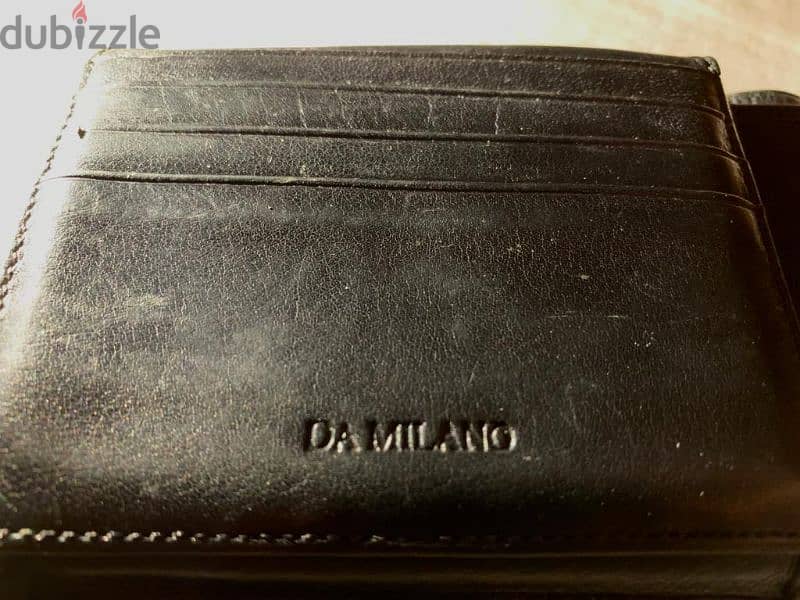 wallet  original black leather 1