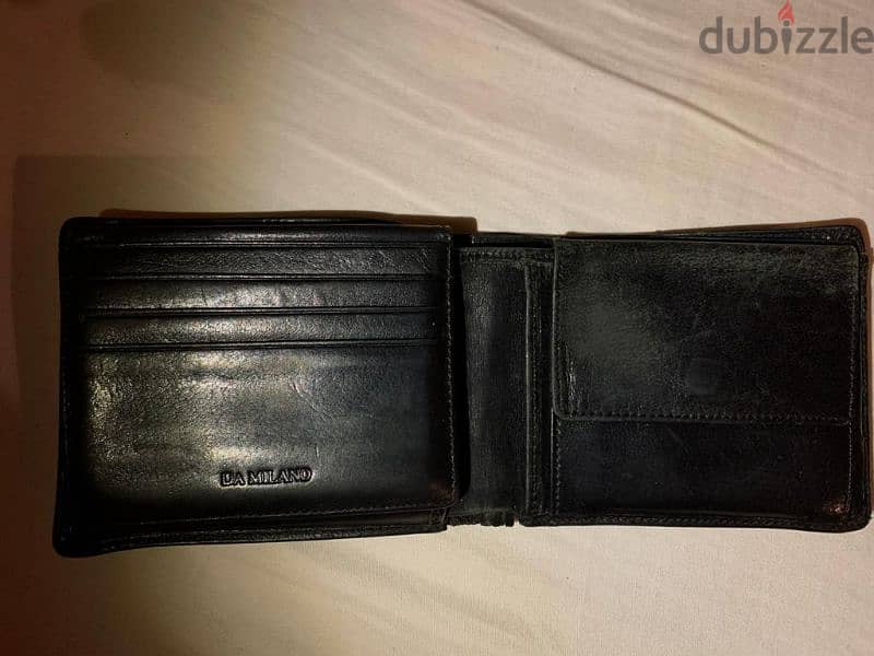 wallet  original black leather 2