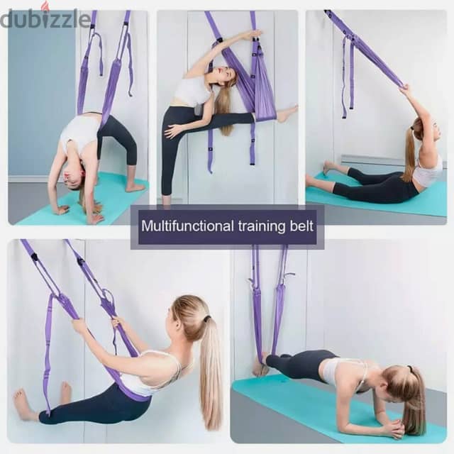 Aerial Yoga Resistance Rope with Door Anchors 2
