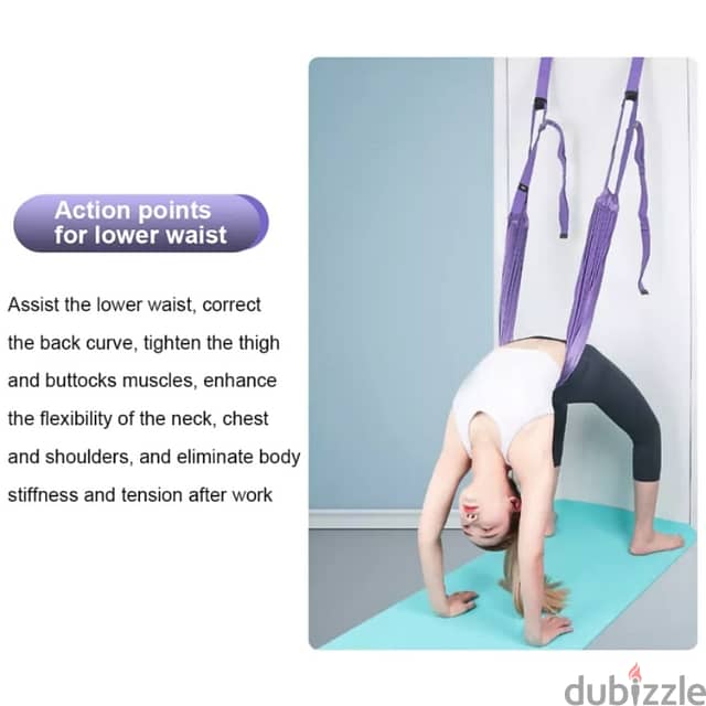Aerial Yoga Resistance Rope with Door Anchors 3