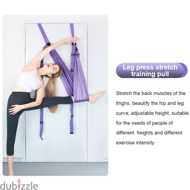 Aerial Yoga Resistance Rope with Door Anchors 8