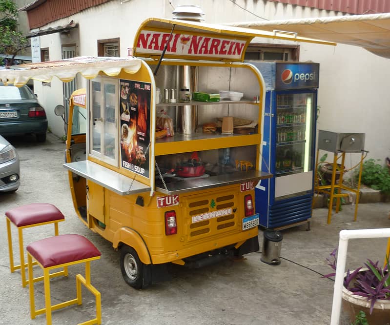 tuktuk Restaurant On Wheels مطعم تكتك متنقل 1