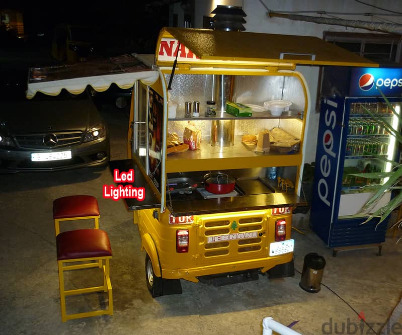 tuktuk Restaurant On Wheels مطعم تكتك متنقل 9