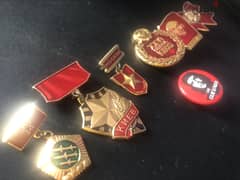 Soviet medals and badges