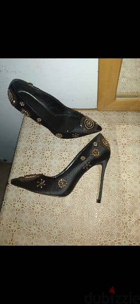 satin embroided sequins shoes size 37 worn once 7