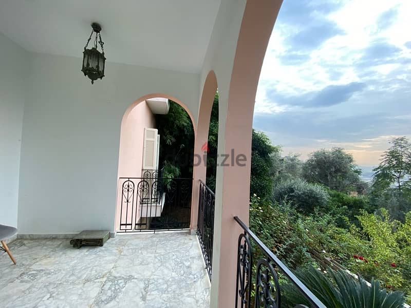 Villa for boutic hotel jiyeh with banqueting area full sea view 17