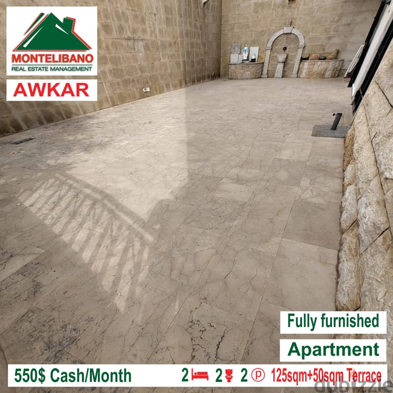Fully furnished apartment for rent in AWKAR!!! 1